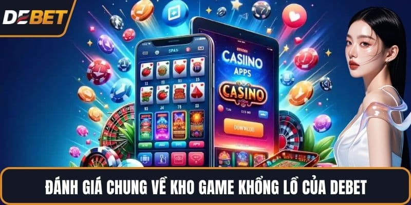 Đánh giá chung về kho game khổng lồ của DEBET