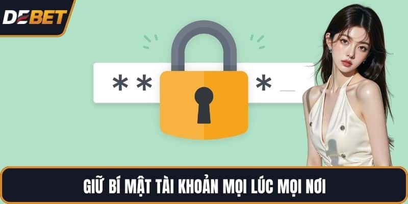 Giữ bí mật tài khoản mọi lúc mọi nơi