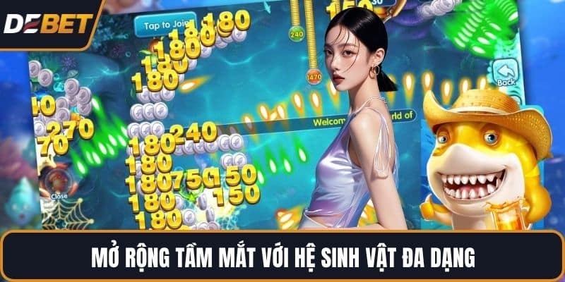 Mở rộng tầm mắt với hệ sinh vật đa dạng