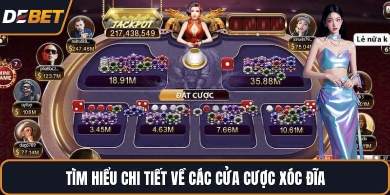 Tìm hiểu chi tiết về các cửa cược Xóc Đĩa